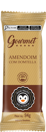 Picolé Amendoim com Domtella