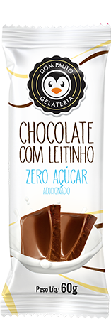 Picolé Chocolate com Leitinho Zero Açúcar