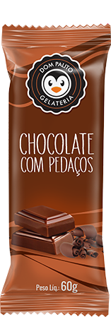 Picolé Chocolate com Pedaços
